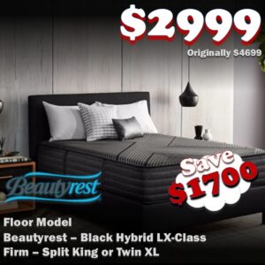 Beautyrest Black Hybrid LX-Class Firm - Twin XL, FLOOR MODEL