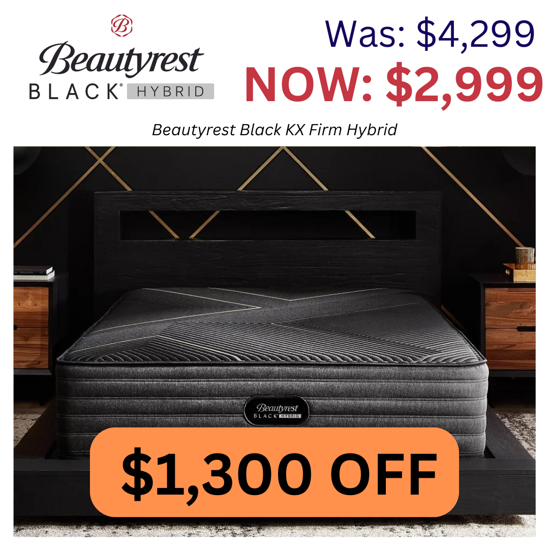Beautyrest Black Hybrid KXClass Firm QUEEN, FLOOR MODEL America's