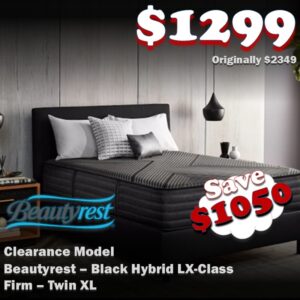 Beautyrest Black Hybrid LX-Class Firm - Twin XL, Clearance